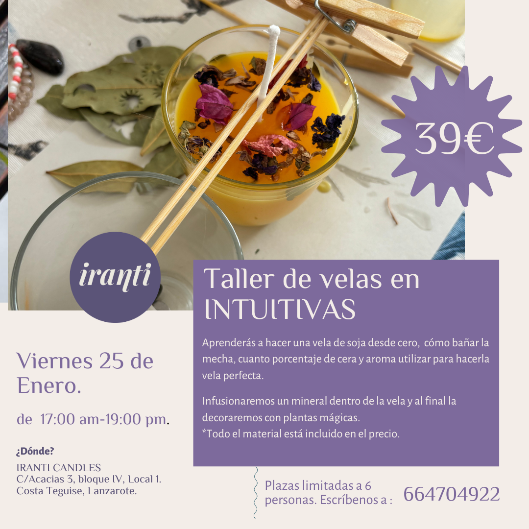 Atelier de bougies intuitive vendredi 25 janvier