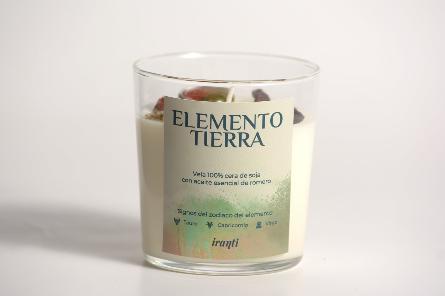 Vela elemento Tierra (Vidrio).